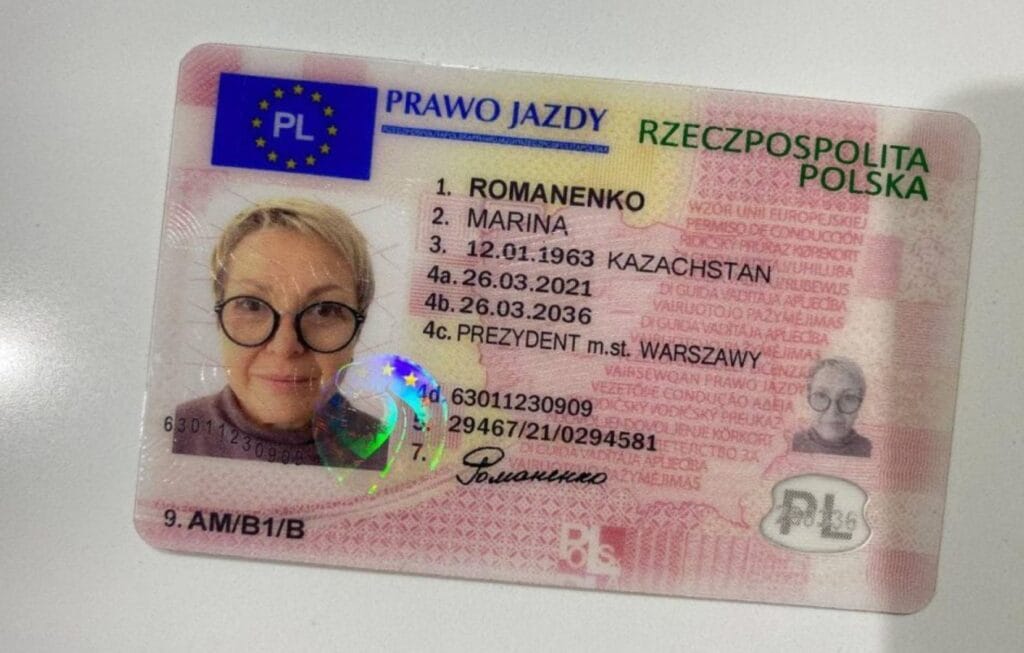 Buy registered Polish driver’s License
