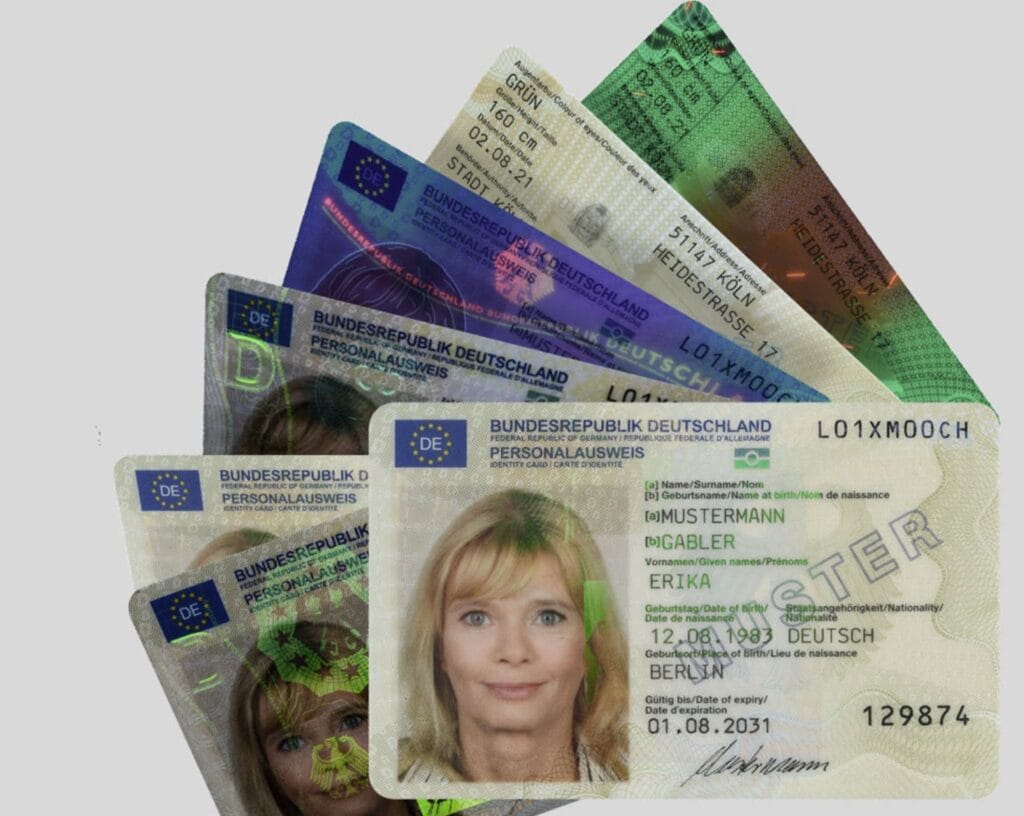 شراء بطاقة الهوية الألمانية الحقيقية