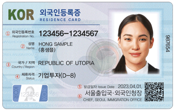 Permis de résident asiatique disponibles