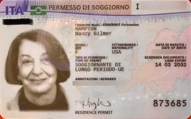 Italian oleskelulupa